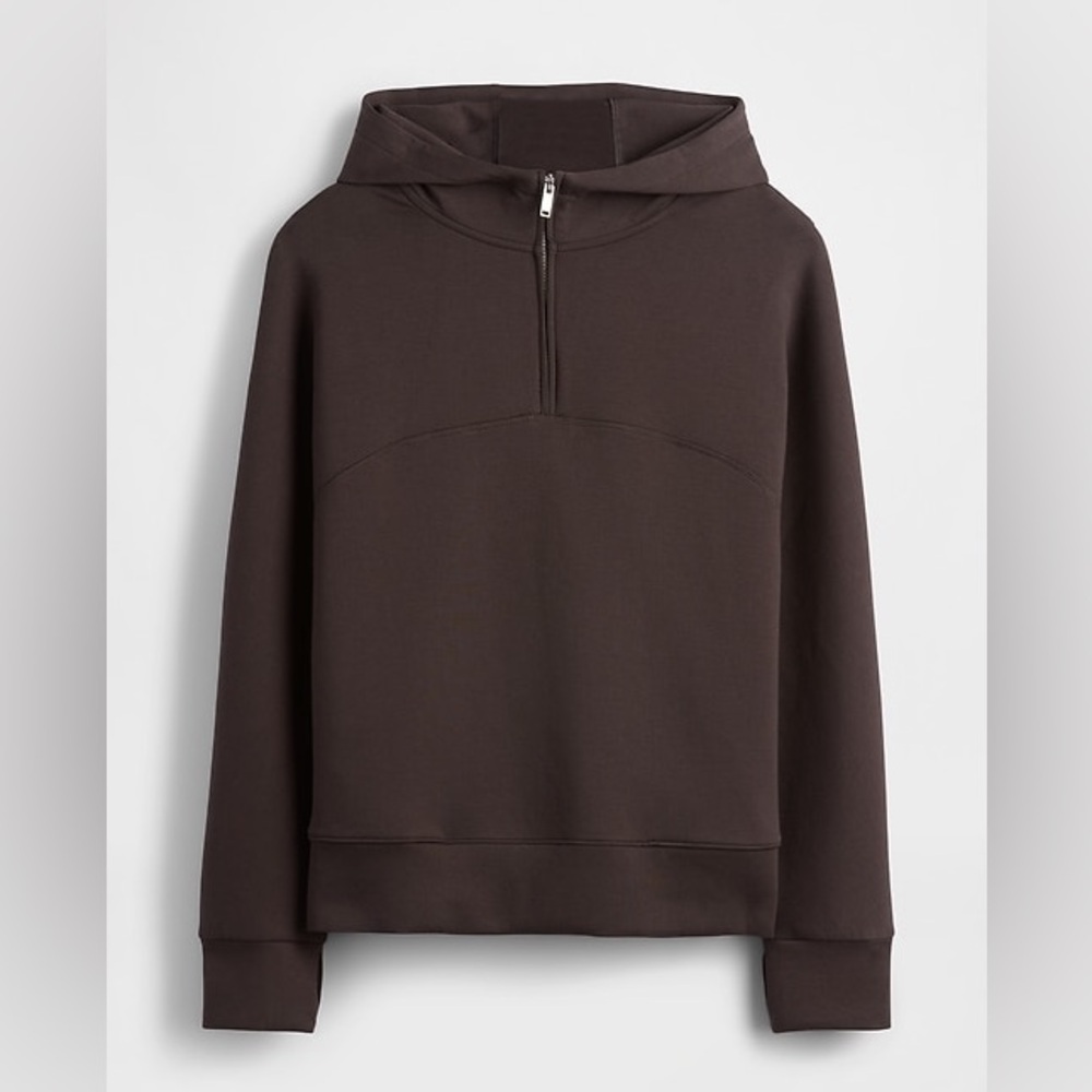 GapFit Oversized Quarter-Zip Hoodie